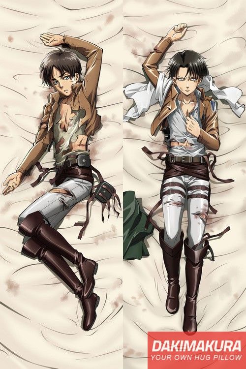 eren and levi body pillow